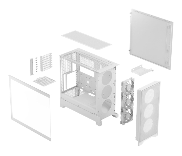 FRACTAL DESIGN Pop 2 Air White TG RGB FD-C-POA2A-04 - 1479721 - zdjęcie 9